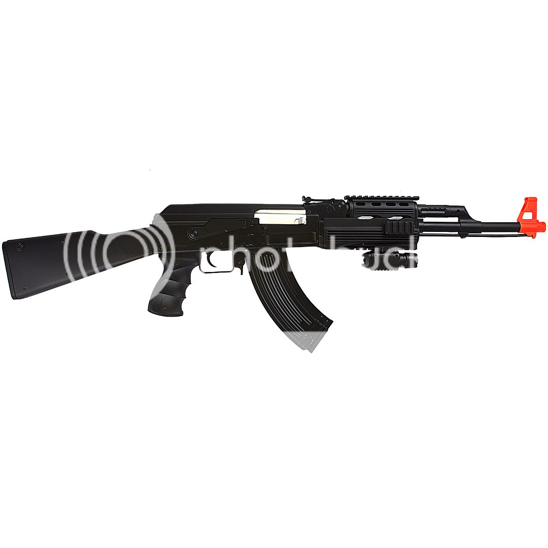 CYMA AK47 ELECTRIC AEG FULL AUTO AIRSOFT RIFLE GUN w/ PISTOL COMBO 6mm BB BBs eBay